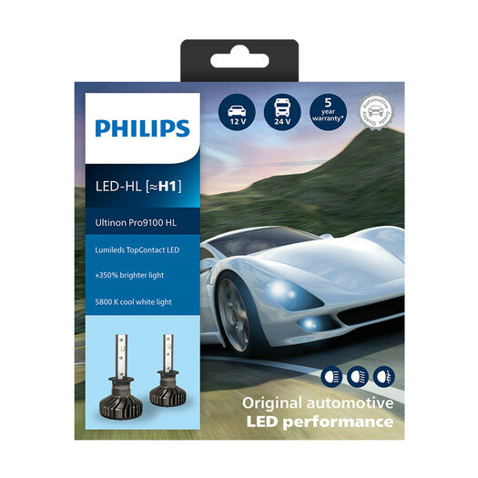 Philips H1 LED Hauptscheinwerfer P14,5s 12/24V 2 Stück - Werkenbijlicht