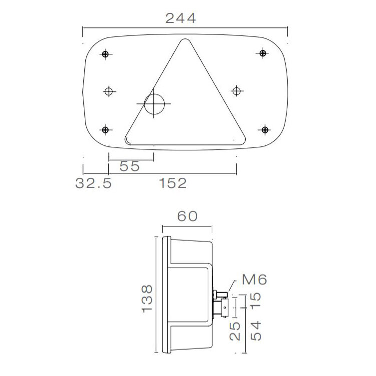 Aspöck Rückleuchte Multipoint 3 Rechts