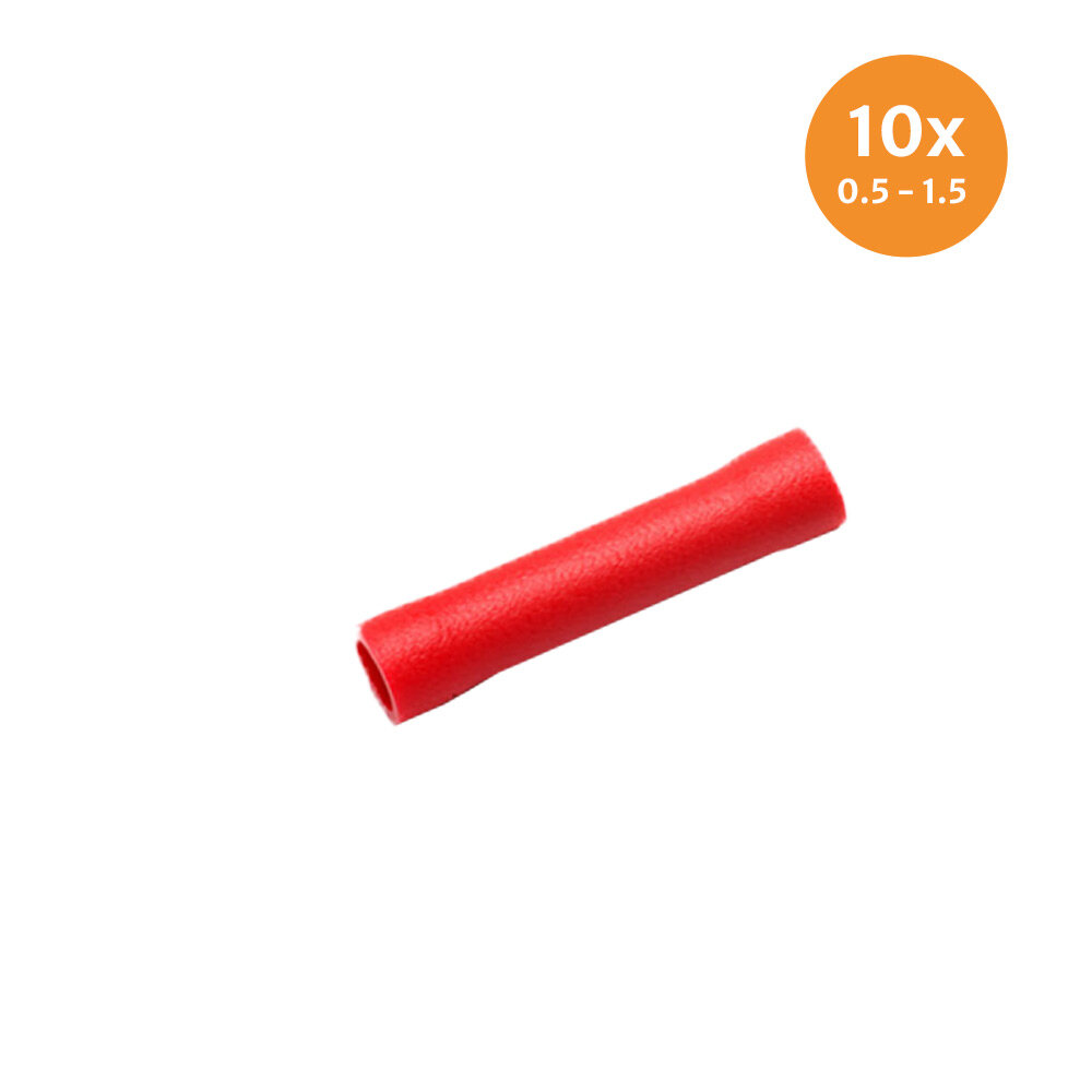 Steckverbinder isoliert Rot (0.5-1.5mm) 10 Stück Steckverbinder isoliert Rot (0.5-1.5mm) 10 Stück