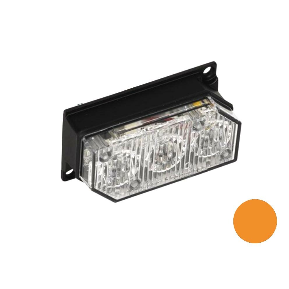 Dasteri LED-Blitzer mit 3 LEDs Orange Dasteri LED-Blitzer mit 3 LEDs Orange