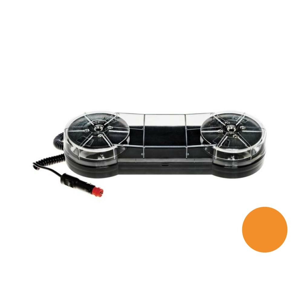 Dasteri LED Mini Warnbalk Magnet Montage Orange Dasteri LED Mini Warnbalk Magnet Montage Orange