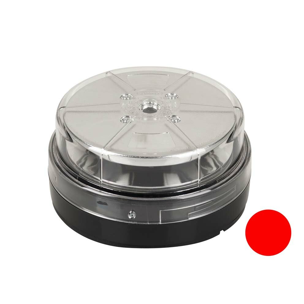 Dasteri LED Rundumleuchte Flache Montage Rot Dasteri LED Rundumleuchte Flache Montage Rot