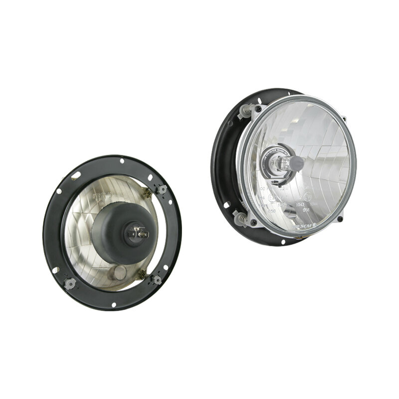 Wesem Hauptscheinwerfer H4 Ø182x77 + Montageplatte Wesem Hauptscheinwerfer H4 Ø182x77 + Montageplatte