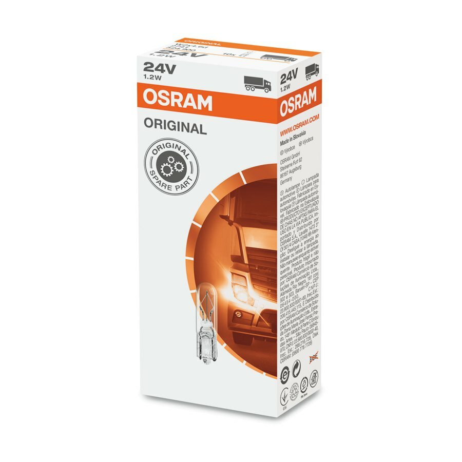 Osram Glühbirne 24V Original Line W2x4.6d 10 Stück Osram Glühbirne 24V Original Line W2x4.6d 10 Stück