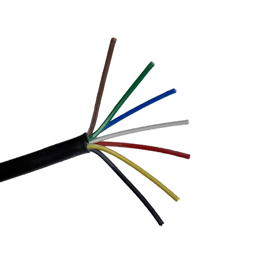 7-adrig Kabel für Anhänger 6x0,75mm2 + 1x1,00mm2 | P/M 7-adrig Kabel für Anhänger 6x0,75mm2 + 1x1,00mm2 | P/M