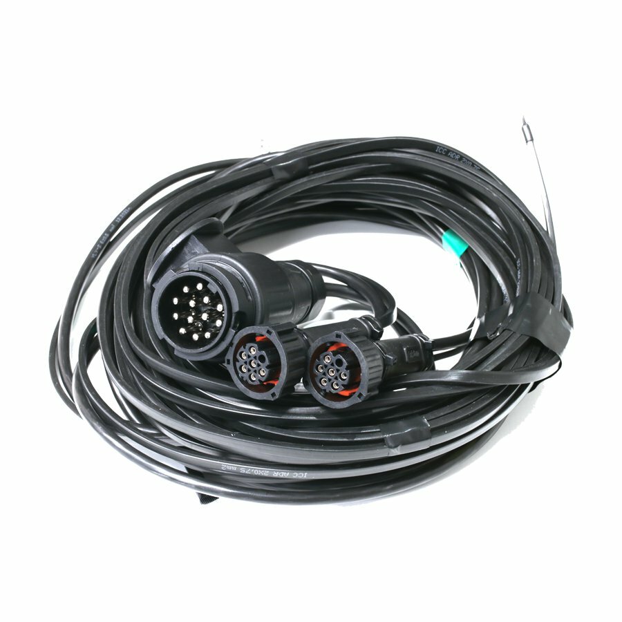 Fristom 13-poliger Kabelbaum 5m + 2x Zweig 3m 7-Pins AMP Fristom 13-poliger Kabelbaum 5m + 2x Zweig 3m 7-Pins AMP