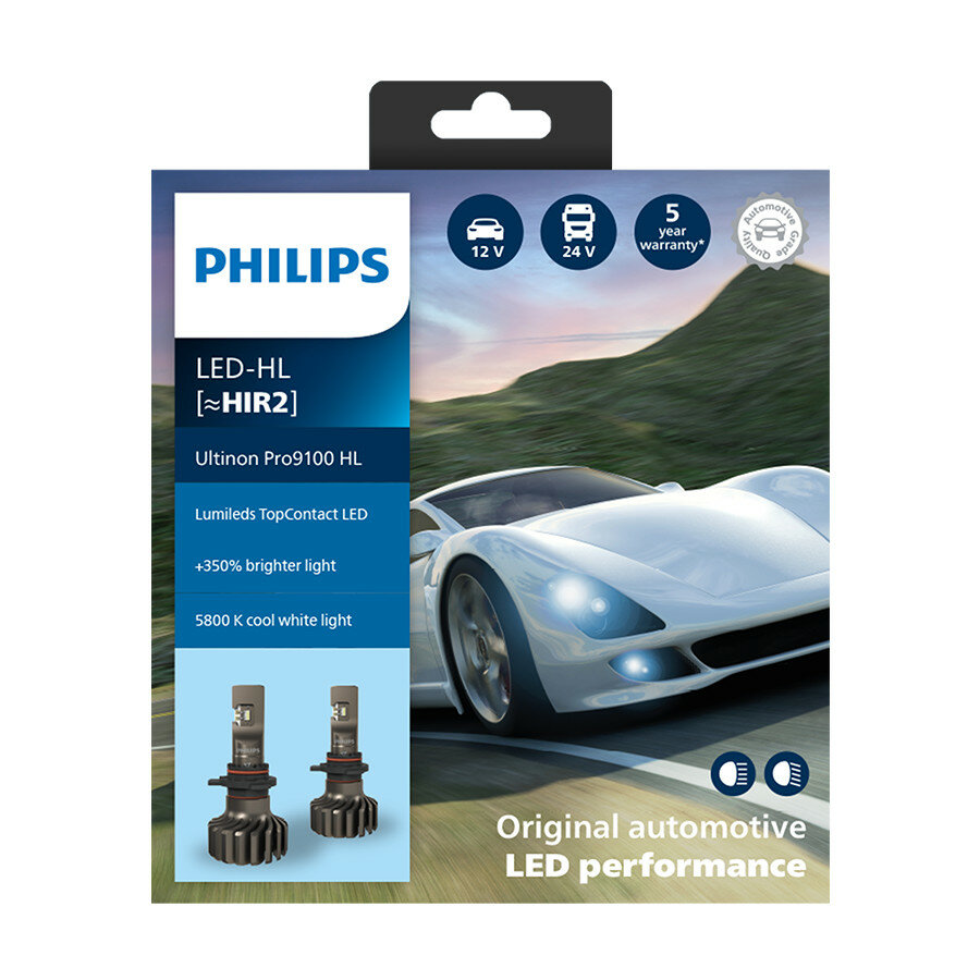 Philips HIR2 LED Hauptscheinwerfer 12-24V 20W 2 Stück Philips HIR2 LED Hauptscheinwerfer 12-24V 20W 2 Stück