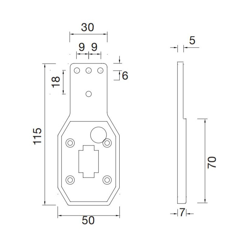 Aspöck Gummihalter für Aspöck Flexipoint 1