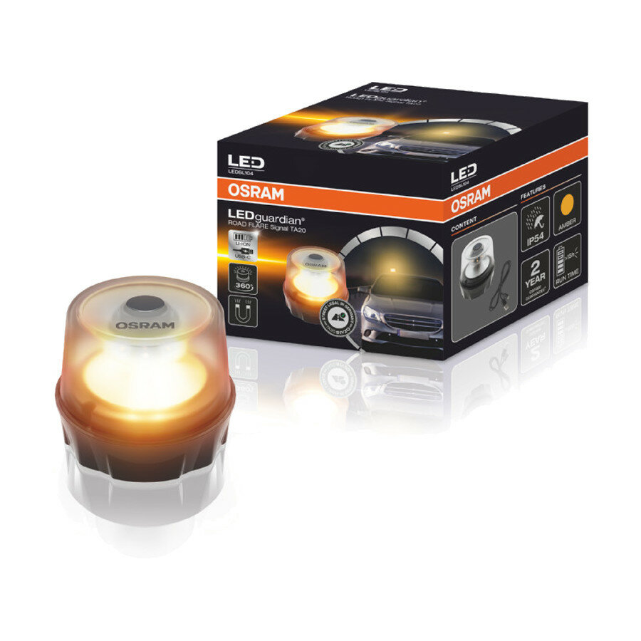 Osram LEDguardian Blitzleuchte mit starkem Magnet Osram LEDguardian Blitzleuchte mit starkem Magnet