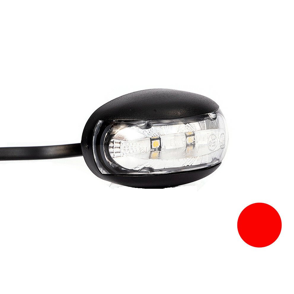 Fristom LED Positionsleuchte Rot Oval Fristom LED Positionsleuchte Rot Oval