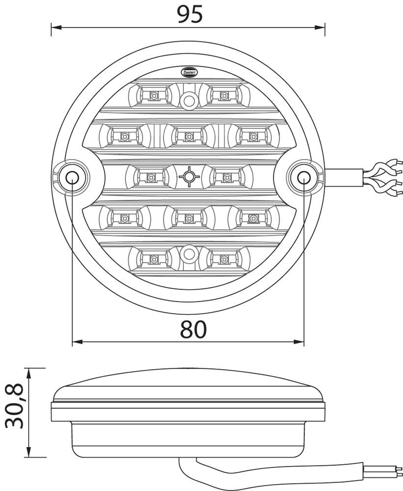Dasteri LED Rückfahrscheinwerfer 9-33V