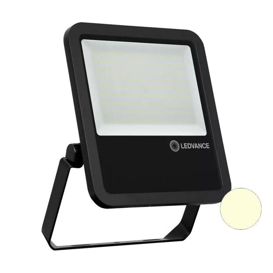 Ledvance 125W LED Fluter 230V Schwarz 3000K Warmwei&szlig;