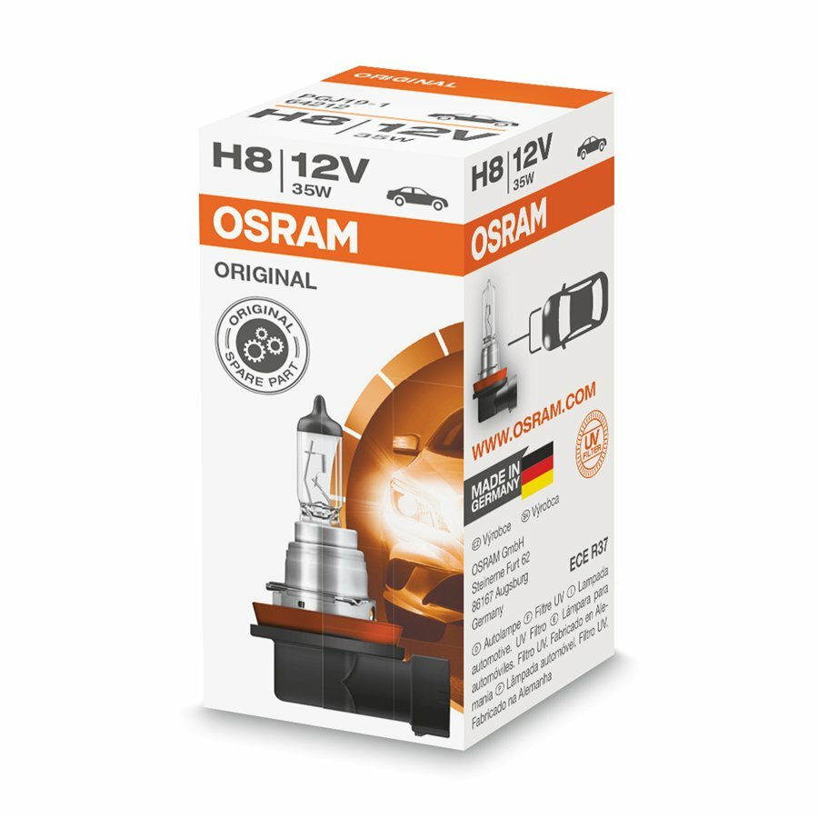 Osram H8 12V Halogen lampe PGJ19-1 Original Line Osram H8 12V Halogen lampe PGJ19-1 Original Line