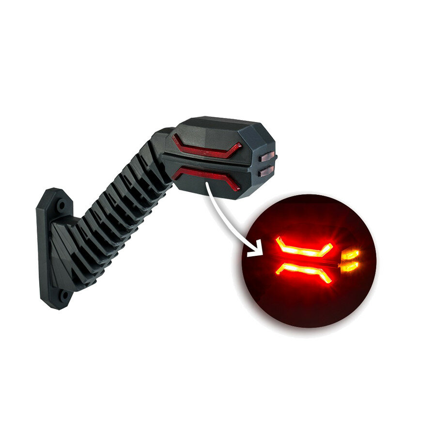 Horpol Dragon LED Begrenzungsleuchte 3-Funktionen Rechts