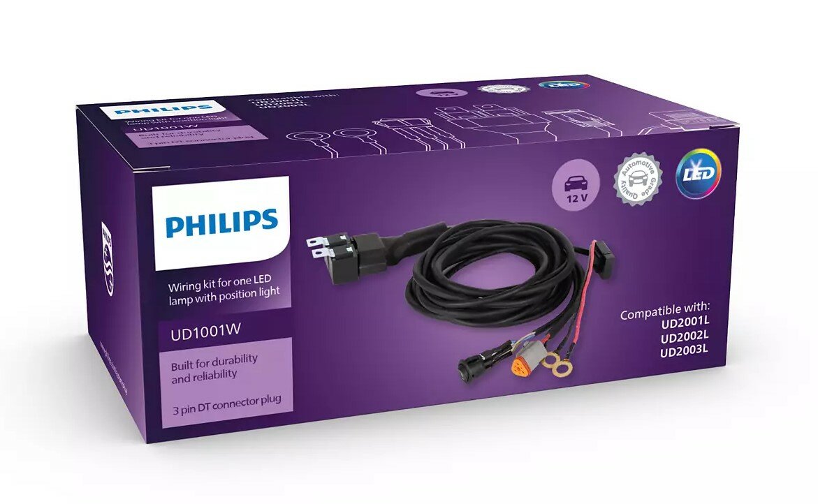 Philips UD1001WX1 Kabelbaumsatz | 1 Lampe | Inklusive Draht für Standlicht