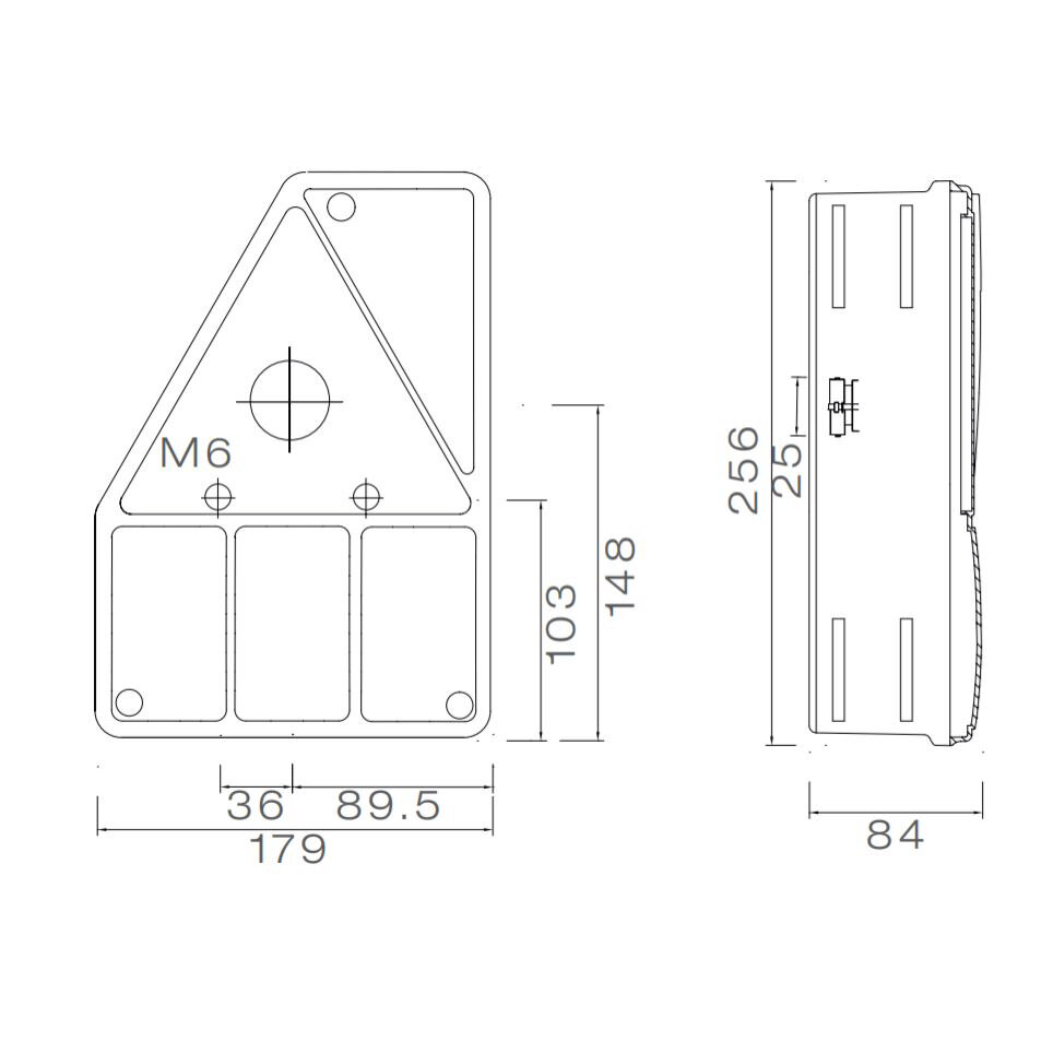 Aspöck Rückleuchte Earpoint 1 Rechts