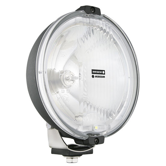 Wesem Halogen Fernscheinwerfer + LED-Ring &amp; 2x 12V Lampe