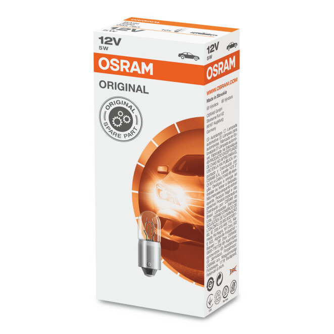 Osram Glühbirne BA9s 12V Original Line 10 Stück Osram Glühbirne BA9s 12V Original Line 10 Stück