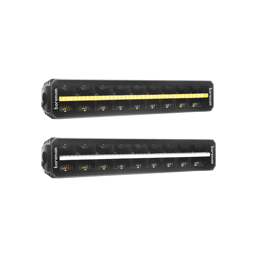 Boreman LED-Lightbar + Stadtlicht Weiß oder Orange 17" Boreman LED-Lightbar + Stadtlicht Weiß oder Orange 17"
