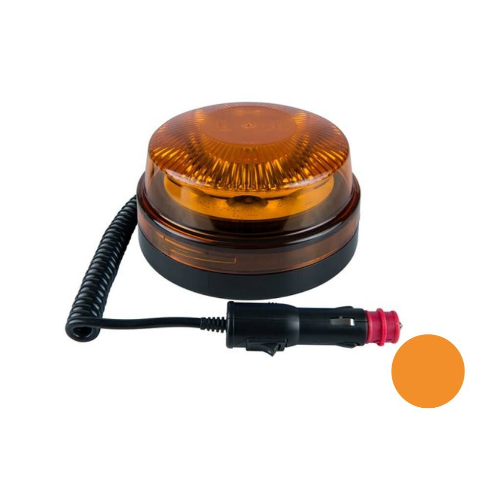 Dasteri LED Rundumleuchte Mit Magnetfuss Orange Dasteri LED Rundumleuchte Mit Magnetfuss Orange