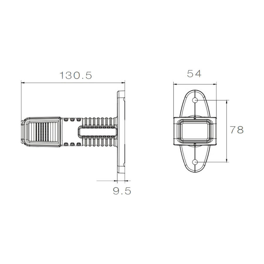Aspöck LED Seitenleuchte Superpoint IV Lang | Rechts