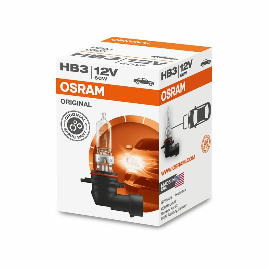 Osram HB3 Halogen Lampe P20d Original Line Osram HB3 Halogen Lampe P20d Original Line