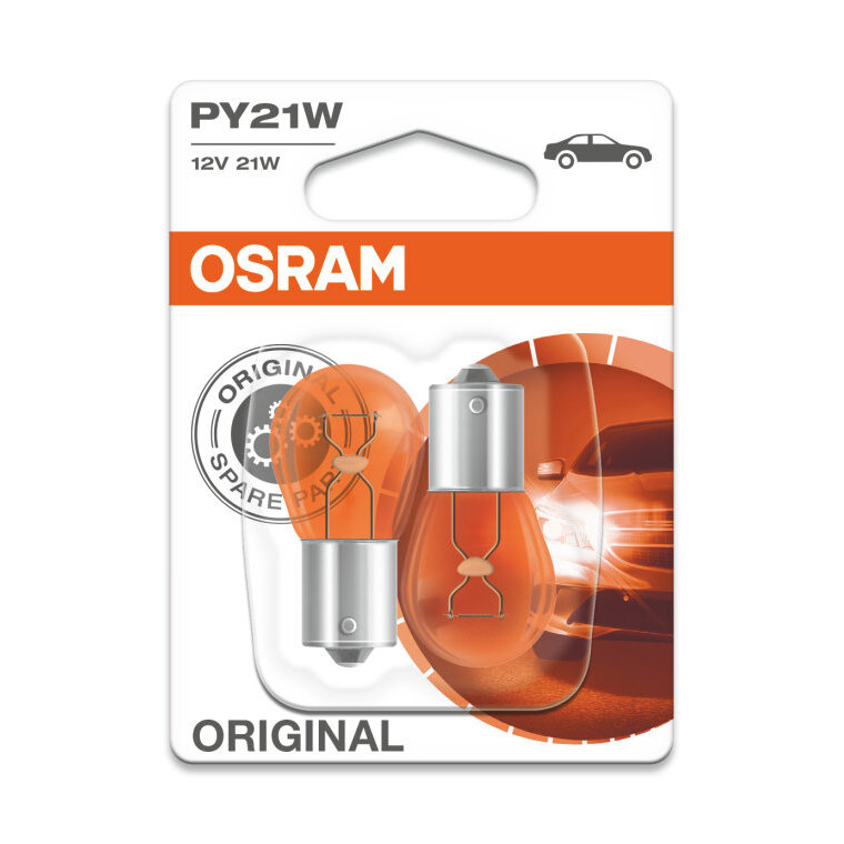 Osram PY21W Glühbirne 12V BAU15s Original Line 2 Stück Osram PY21W Glühbirne 12V BAU15s Original Line 2 Stück