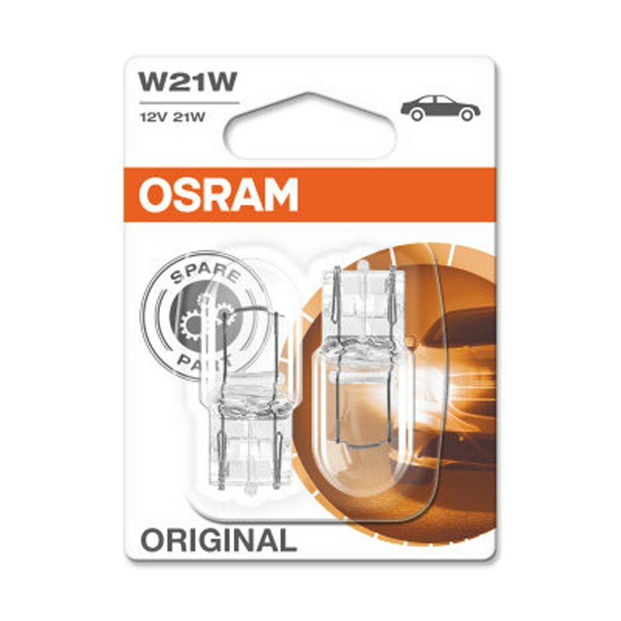 Osram W21W 12V Glühbirne W3x16d Original Line 2 Stück Osram W21W 12V Glühbirne W3x16d Original Line 2 Stück