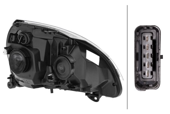 Hella Koplamp Renault Clio II 09-11 Links H7 | 1DB 008 461-851