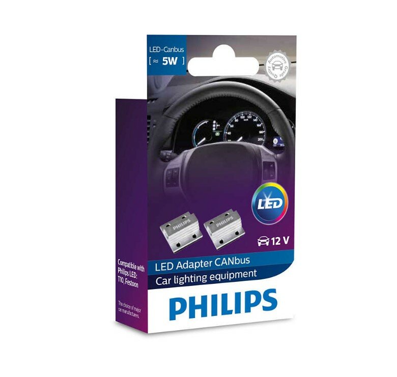 Philips HB3/HB4/HIR2 12V CANbus Adapter Set Philips HB3/HB4/HIR2 12V CANbus Adapter Set