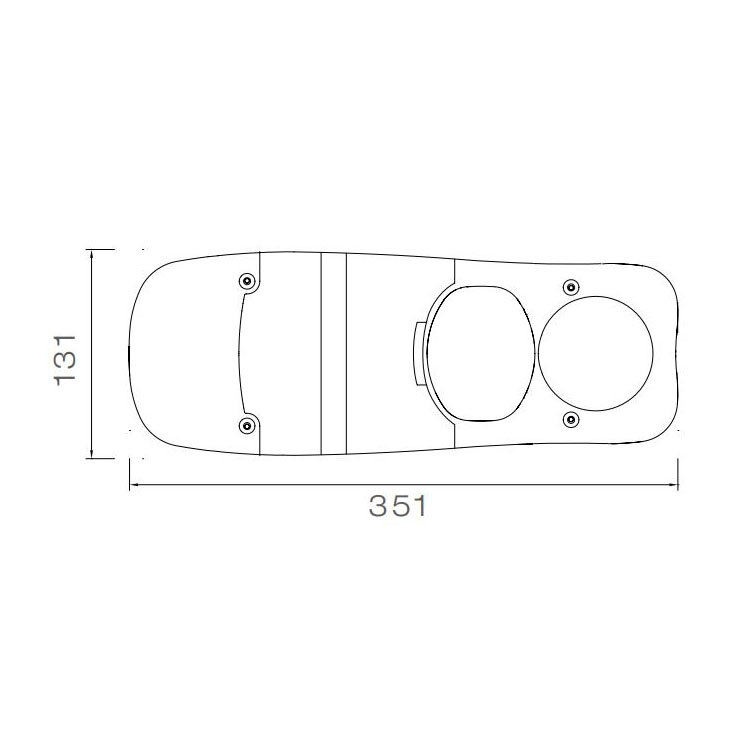 Aspöck Eurofab Rückleuchte Glas Links / Rechts