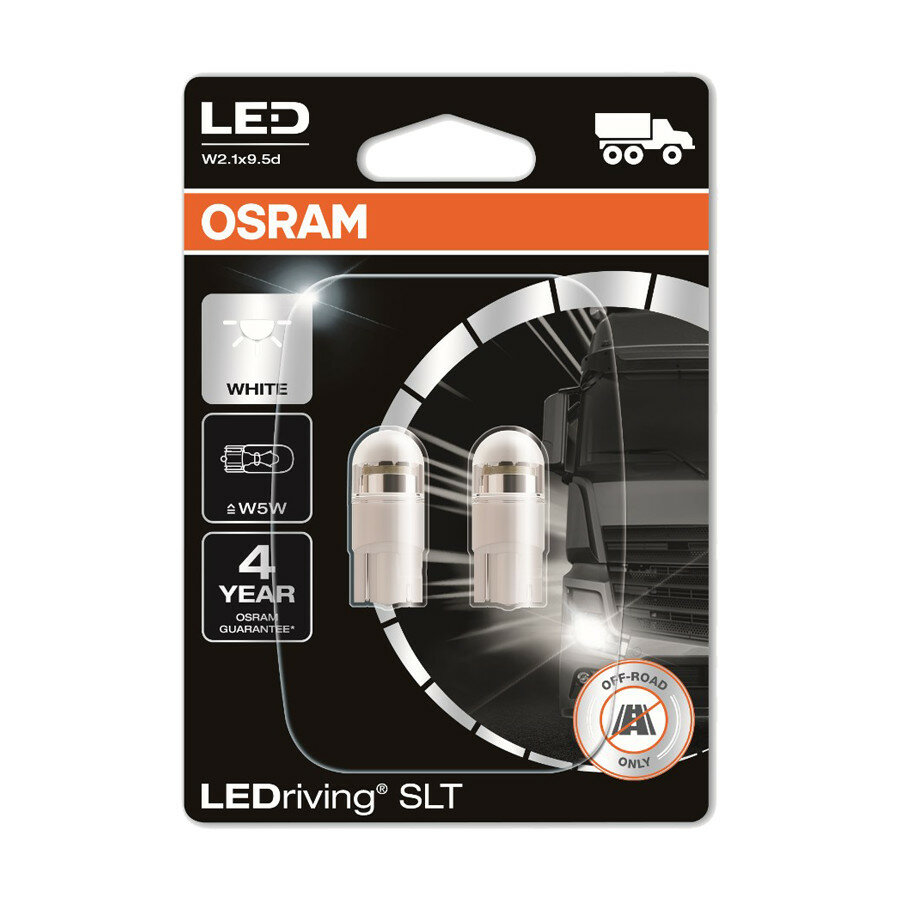 Osram 24V W5W LED Retrofit Weiß W2.1x9.5d 2 Stück | OFF-ROAD ONLY Osram 24V W5W LED Retrofit Weiß W2.1x9.5d 2 Stück | OFF-ROAD ONLY