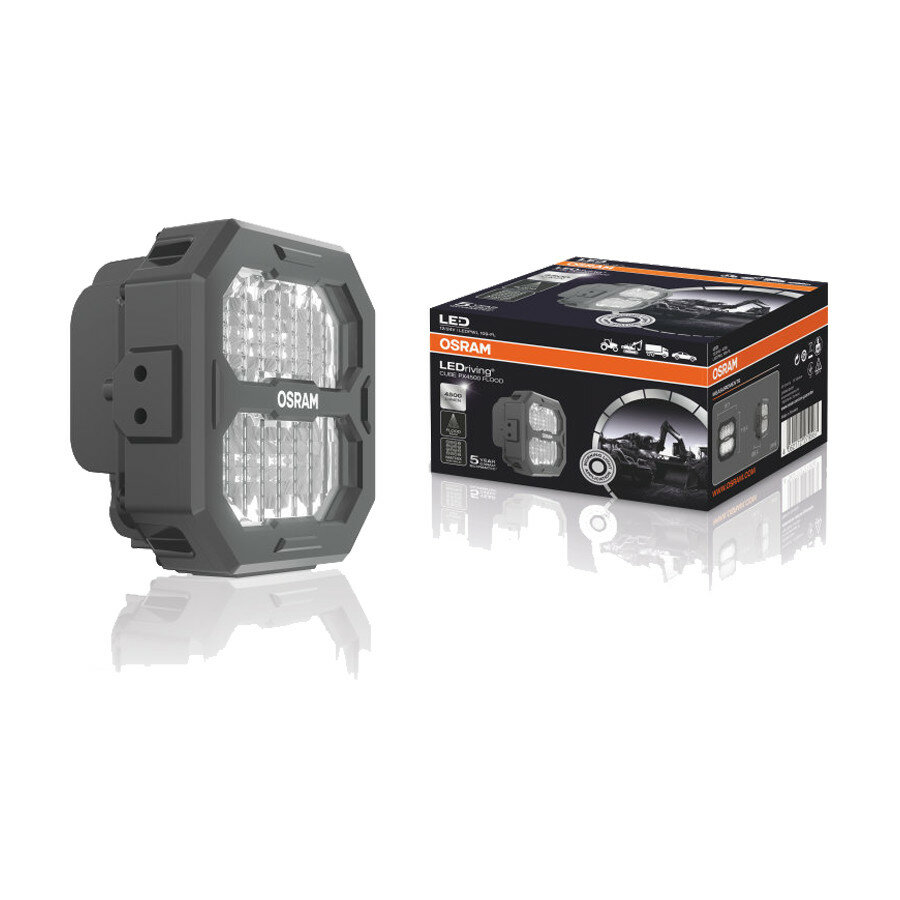 Osram LED Arbeitsscheinwerfer PX Cube Breitstrahler 4500 lm Extra Breit Osram LED Arbeitsscheinwerfer PX Cube Breitstrahler 4500 lm Extra Breit