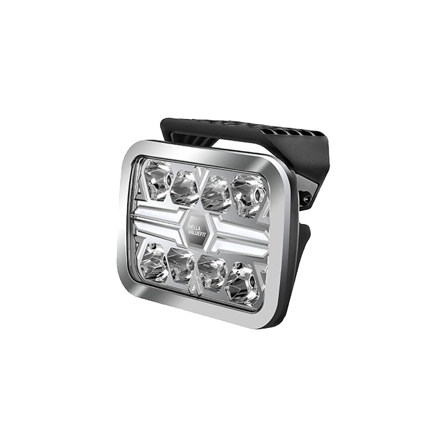 Hella LED-Fernscheinwerfer Blade 9&quot; Chrome Wei&szlig;/Orange Positionslicht Ref. 25