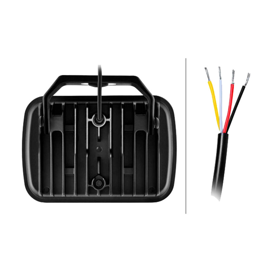 Hella Blade LED Fernscheinwerfer | Schwarz | Wei&szlig;/Orange Positionslicht | Ref 25 | H&auml;ngend