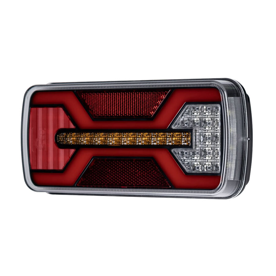 X-Spider LED-R&uuml;cklicht + Nebelscheinwerfer | Kennzeichenbeleuchtung | Links