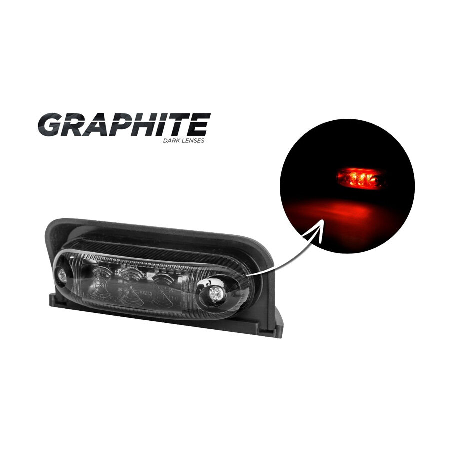 Horpol LED Toplamp Oval Rot LD-231 Dark Look Horpol LED Toplamp Oval Rot LD-231 Dark Look