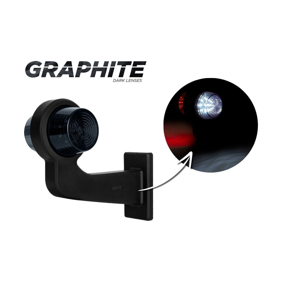 Horpol LED Begrenzungsleuchte 2-Funktionen Lang Links Dark-Look Horpol LED Begrenzungsleuchte 2-Funktionen Lang Links Dark-Look