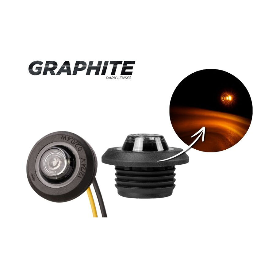 Horpol LED Positionsleuchte Orange Rund Ă28mm Einbau LD-2628 Horpol LED Positionsleuchte Orange Rund Ø28mm Einbau LD-2628