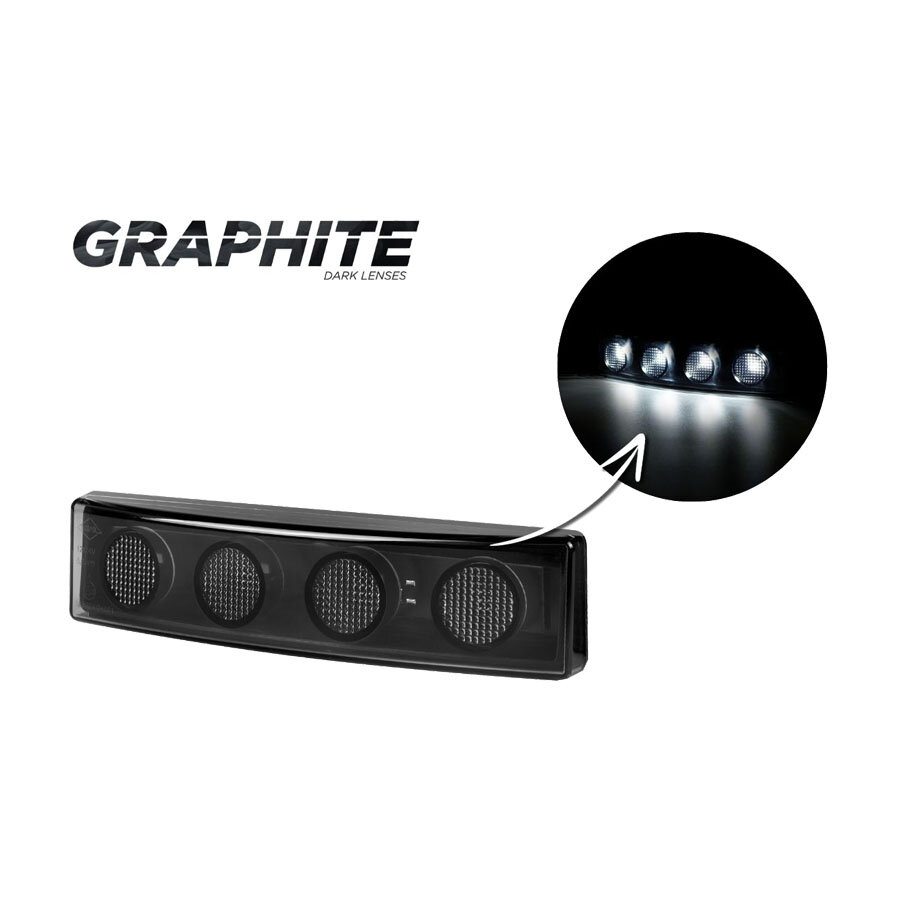 Horpol LED Postionsleuchte Wei&szlig; Scania Dark-Look