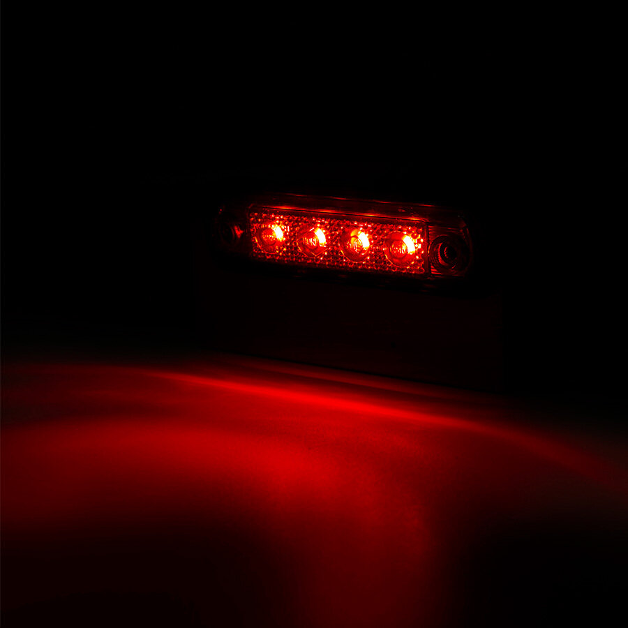 Horpol LED R&uuml;ck-Markierungsleuchte Rot | LD 677/GRAPHITE