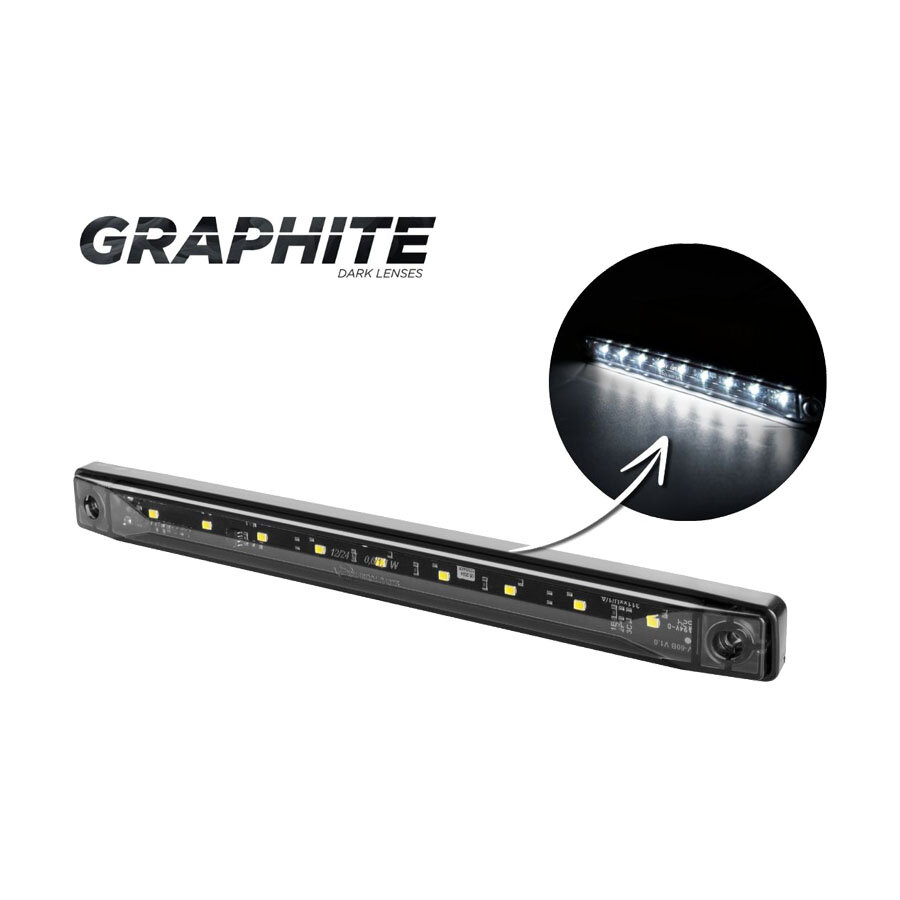 Horpol LED Postionsleuchte Weiß 4 LEDS Dark-Look Horpol LED Postionsleuchte Weiß 4 LEDS Dark-Look