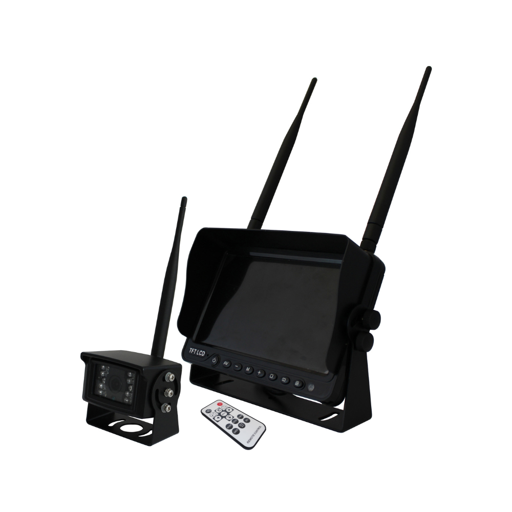 7" Rückfahrkamera-Set Drahtlos | Quad-Ansicht 7" Rückfahrkamera-Set Drahtlos | Quad-Ansicht