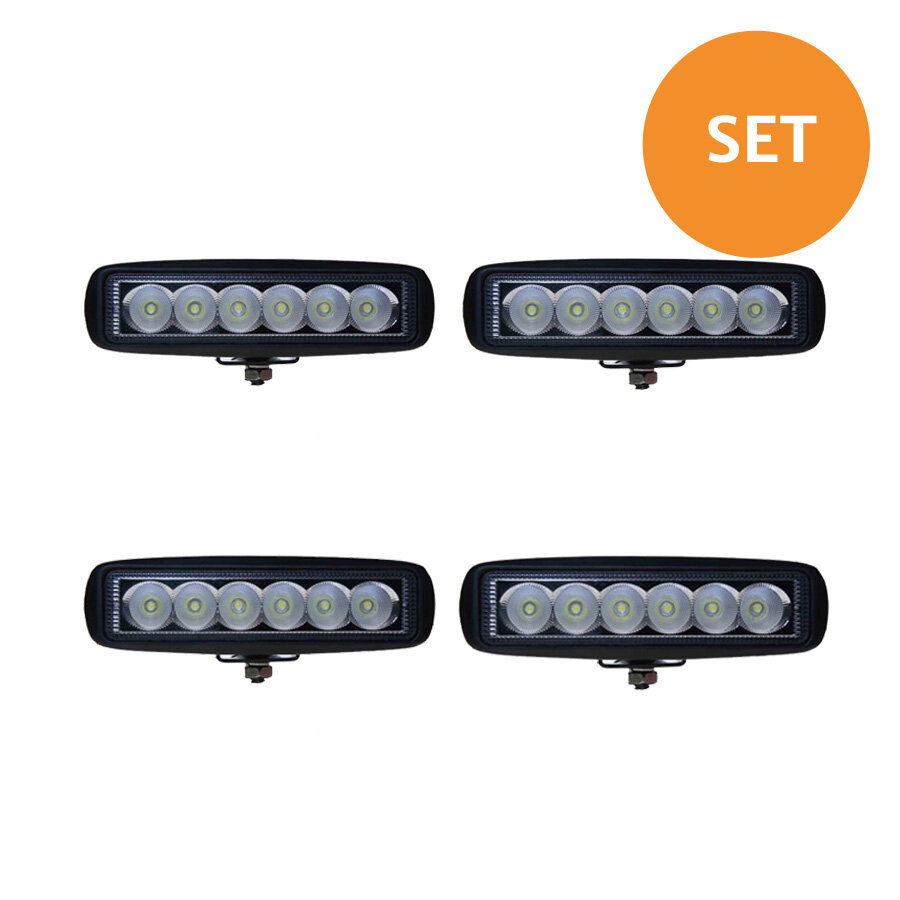 4er Set 18W LED Fluter 18W Basic 4er Set 18W LED Fluter 18W Basic