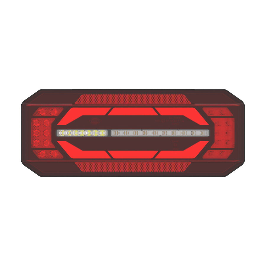 Dasteri DSL-6005B 5-Lichtfunktionen LED-R&uuml;cklicht Links | Black