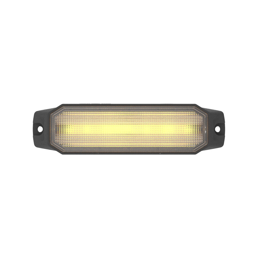 Dasteri LED Blitzleuchte Kompakt Orange Matt