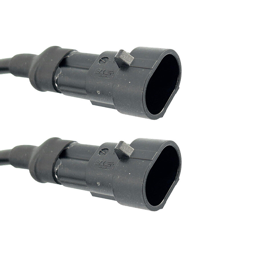 2-poliges Verl&auml;ngerungskabel AMP-Superseal Male-Male
