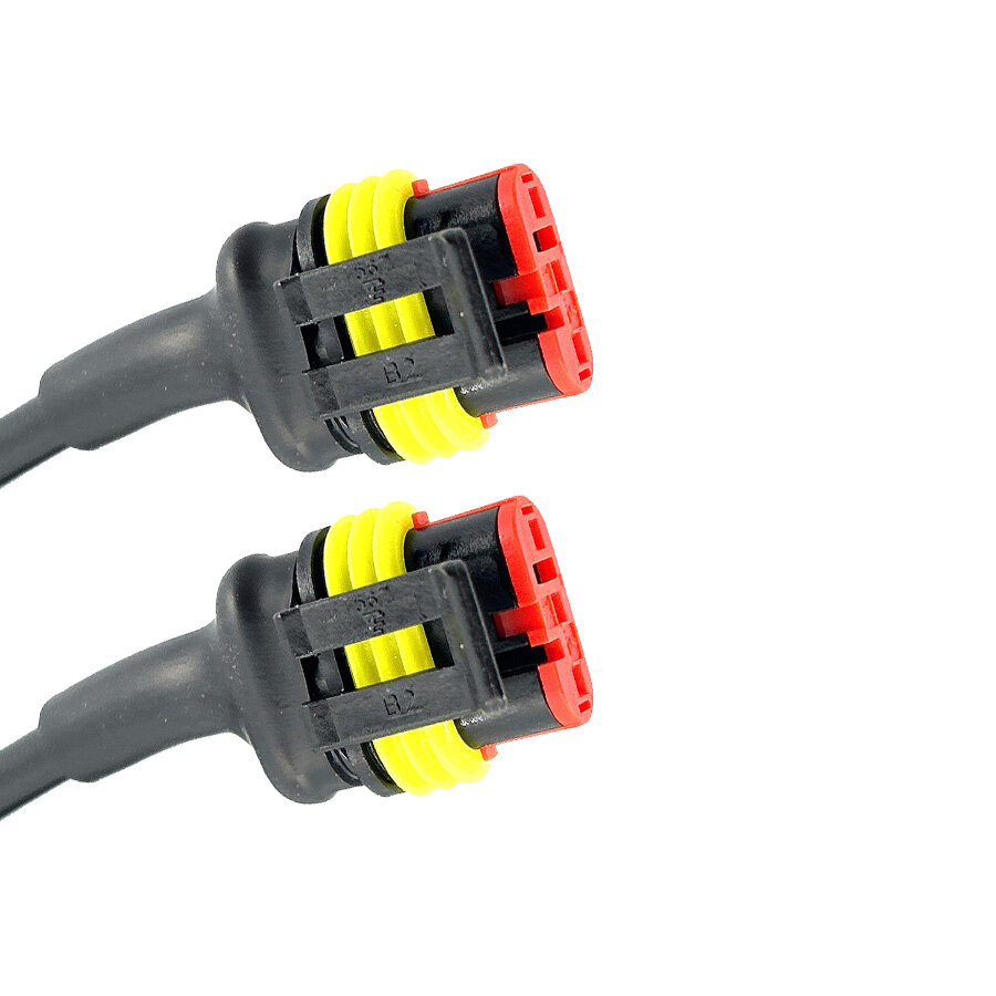 3-poliges Verl&auml;ngerungskabel AMP-Superseal Female-Female