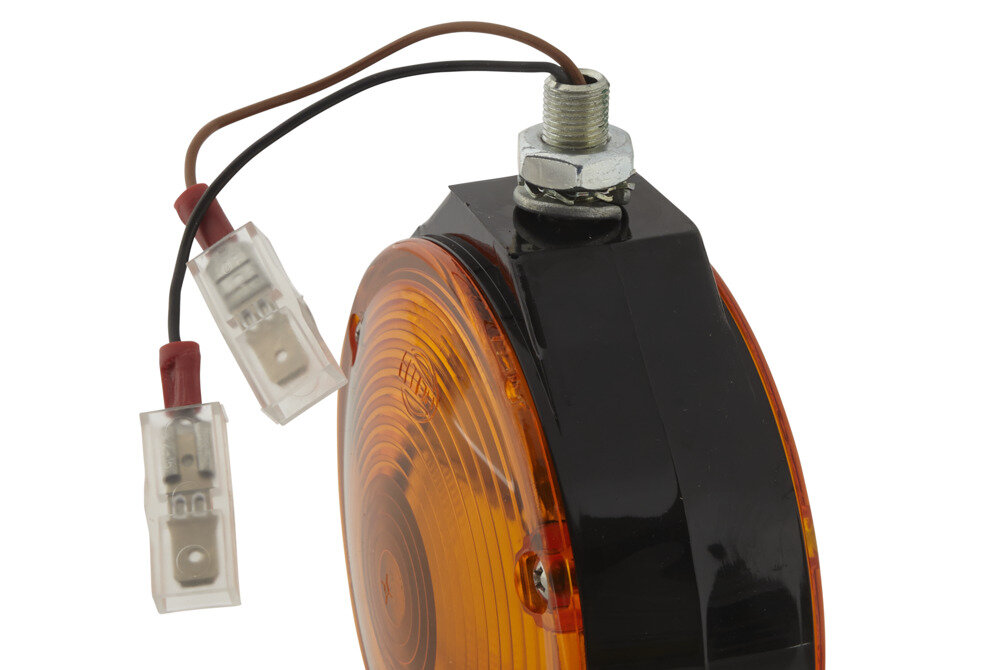 HELLA Pablo 118 mm orange Spiegellampe | 12/24V