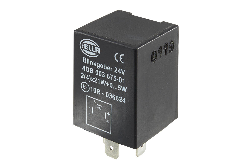 HELLA 4DB 003 675-011 Blinkrelais 24V 3-polig